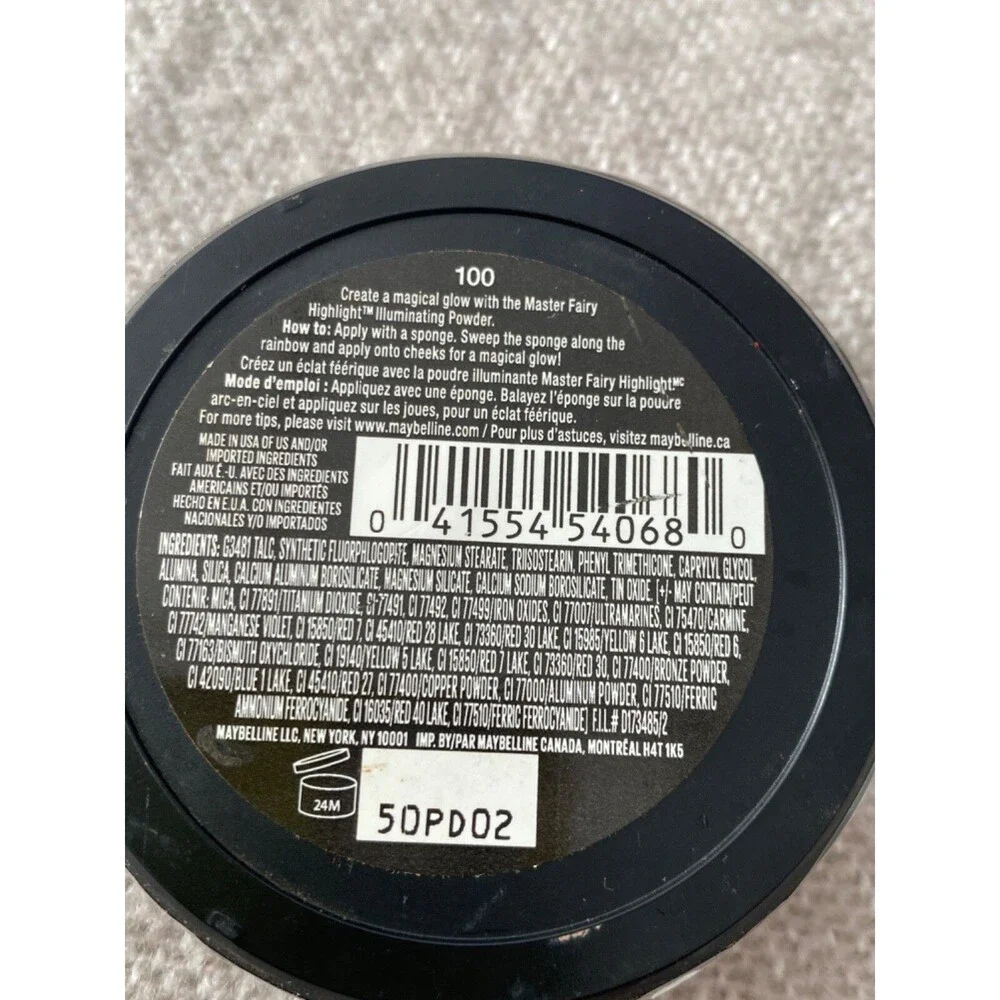 Maybelline Master Face Highlight Illuminating Powder, 100 The Original Rainbow